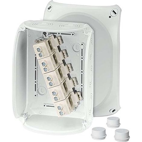HENSEL BOÎTE DE DÉRIVATION DK 1616 G BOÎTE 6-16QMM, BOÎTIER POUR MONTAGE SUR LE MUR/PLAFOND 4012591125068 DK 1616 G