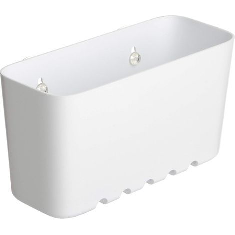 No-Drill Bathroom Shelf, Polypropylene, With Suction Cups, 20x8.5x11 cm, For Shower (1/5)