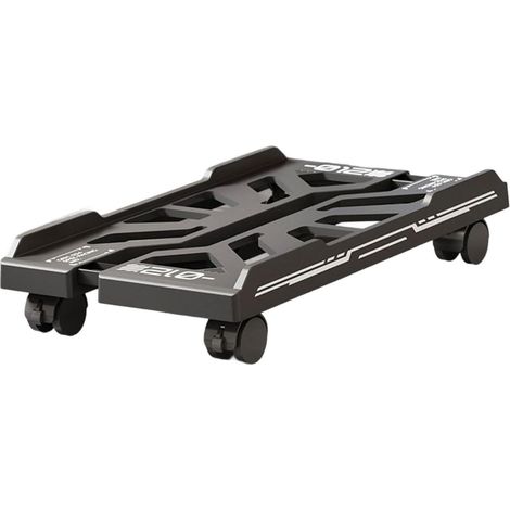 Support de rechange pour ordinateur portable - Tour d'ordinateur réglable en métal - Support CPU avec 4 roulettes - Chariot de PC roulant sous la tour de bureau (1/5)