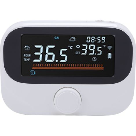 Thermostat de chaudière - WiFi Tuya - programmable hebdomadaire - bouton rotatif (1/5)