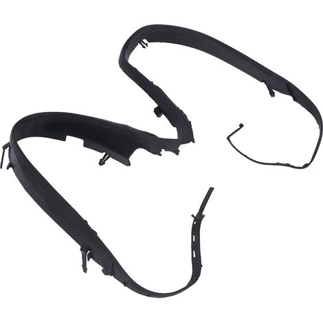 Paire de joints d'étanchéité de phares avant, garniture décorative 4B0941191A, gauche et droite, en caoutchouc, remplacement pour Audi A6 C5 (2002-2005) restylée. (1/5)