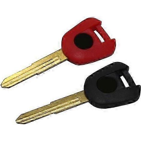 Clé vierge de moto (lame non taillée) pour Honda CBR600, CBR1000, CB900, CBF600, CR250, CBR250, NSR250, CBX250, CRM250, SL230, XR250, CB400, CBR (D-doré - Bicolore) (1/5)