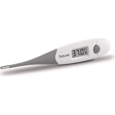Beurer FT 16 Kontakt-Thermometer Grau, Weiß Oral, Rechteckig, Unterarm Tasten (1/2)