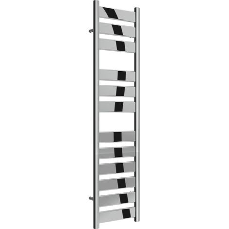 Reina Carpi Flat Panel Heated Towel Rail 1200mm H x 300mm W Chrome (1/5)