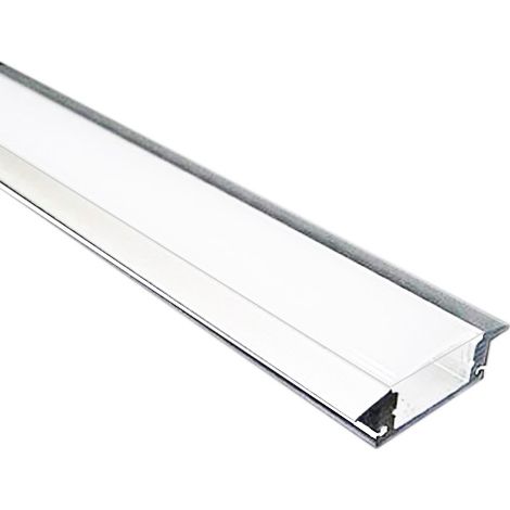 Profilo Alluminio Incasso 1m per Striscia led BARRA-4-1M