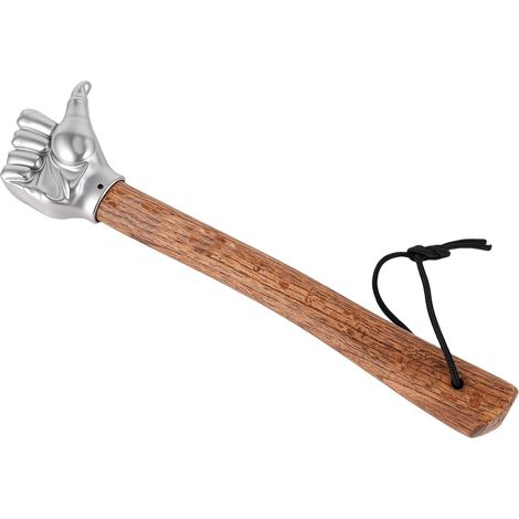 Marteau de Poing en Acier Inoxydable, Marteau à Pouce en Forme de Main avec Manche en Tilleul, Poignée Légère pour la Décoration de la Maison, du Bureau, du Travail du Bois, du Jardinage et des (1/5)