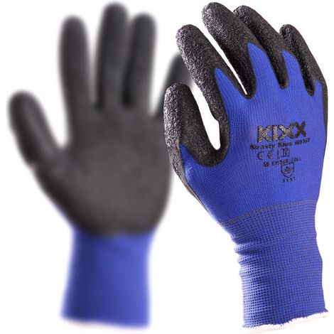 KIXX Color Line Arbeitshandschuhe, Blau/Schwarz - Größe 10 (1/5)