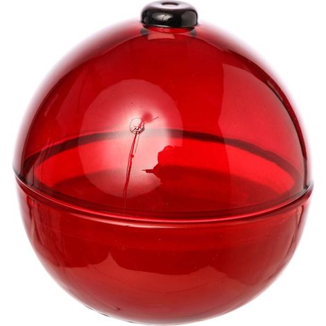 ARPIMEX  Candela Boules di Natale D 7 cm H 7 Cm Vetro Rosso