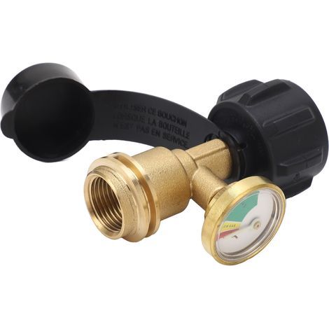 Jauge de gaz pour réservoir de Propane, détecteur de fuite, indicateur de niveau, compteur de pression, adaptateur universel pour camping-Car, four à Barbecue (1/5)