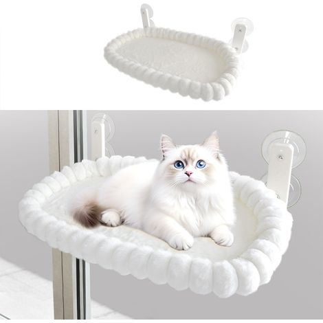 REZEA Hamac pour chat en peluche en forme de barre (1/4)