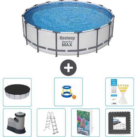 Bestway Bestway Steel Pro MAX Ronde - 488x122 cm - 8-pièces S525 (1/4)