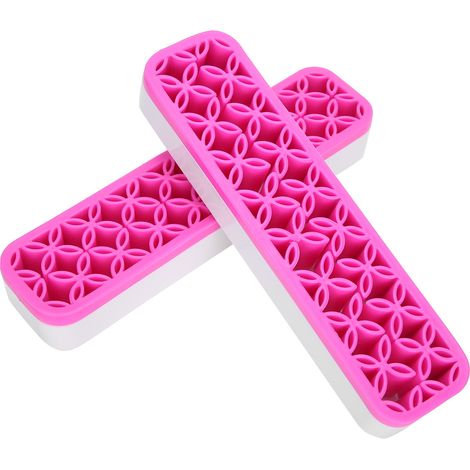 Étui de rangement pour pinceaux de maquillage, 2 pièces, boîte portable avec couvercle détachable, organiseur de pinceaux cosmétiques, étui de voyage léger et pratique. (1/5)