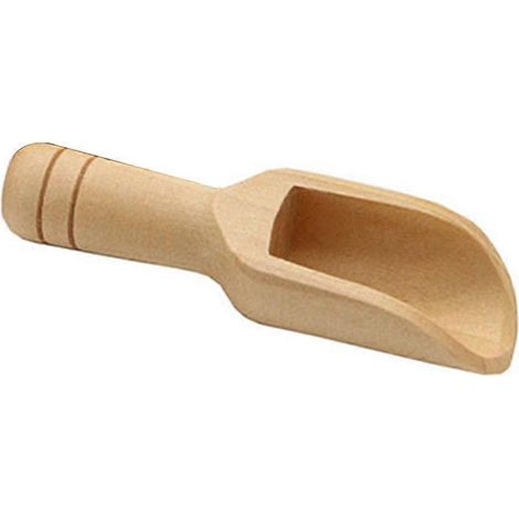Petite Cuillère à Sel en Bois pour Épices, Café ou Sucre - Pelle à Condiments (1/4)