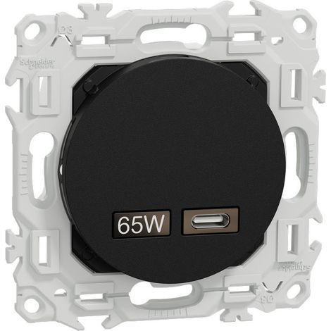 Chargeur USB-C 65W noir Odace (S940406) (1/3)
