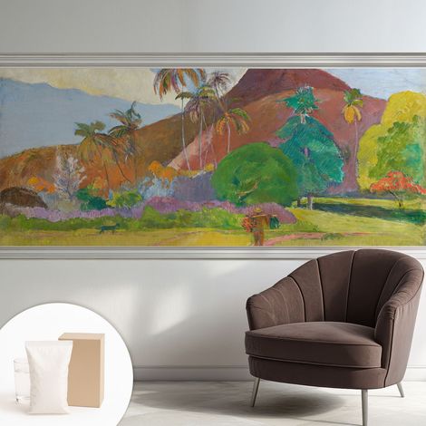 Papier peint intissé classique moderne pour salon et chambre à coucher Décoration rapide avec colle Nature exotique 250x104 cm (1/5)