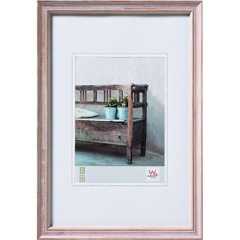 Cadre Photo Marron 10 x 15 cm Banc Cadre en Bois ND015P (1/5)