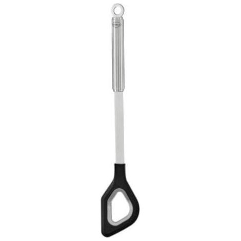 Rösle Cuchara de Cocina Plateada y Negra 32 cm
