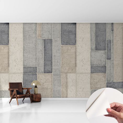 Papier peint autocollant adhésif avec imprimé motifs uniques apparence moderne Mosaïque géométrique 416x254 cm (1/5)
