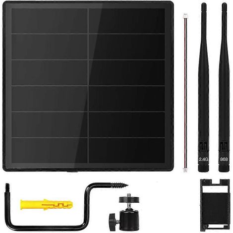 Selbstbau-5-W-Solarpanel mit Antenne für das RAK4631 SX1262 Solarentwicklungsboard, kompatibel mit LoRaWAN und 868 MHz Mesh/Meshcore (1/5)