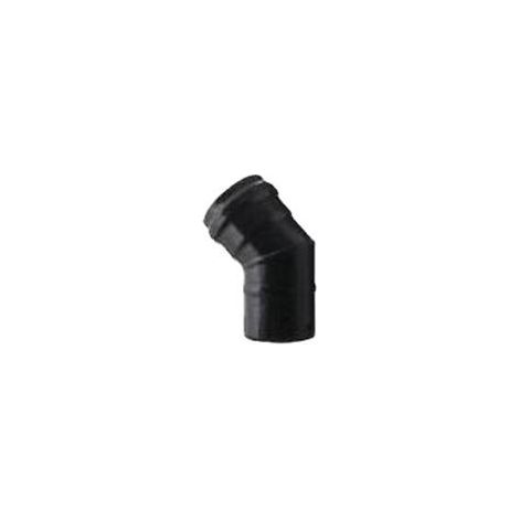 SAVE Fumisteria Plus PN804 Eckstück Schornsteinrohr Schwarz