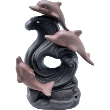 Brûleur d'encens à reflux - Dolphin Wave- Vendu par 1