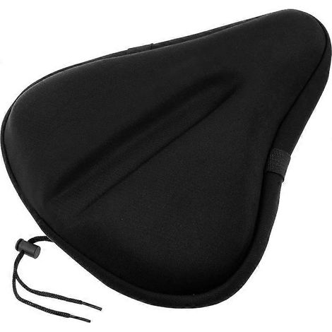 Housse de selle de vélo grande taille, souple et large, pour vélo d'entraînement et vélo de route. Coussin de selle pour vélo de route.-AquaForge (1/5)