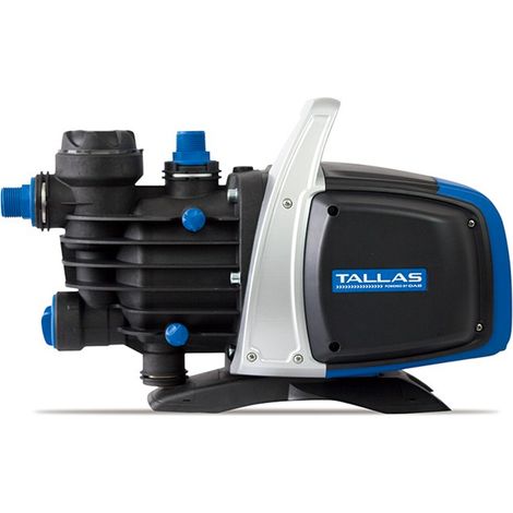 Tallas D-JET 850 Gartenpumpe - 3.180 L/Std. - 850W - Förderhöhe 43 m - Kit - Wasserfilter - Geräuscharm - Bewässerungspumpe