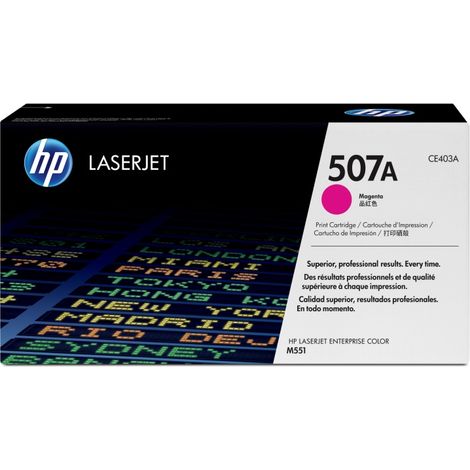 Cartuccia toner HP 507A (CE403A), magenta (1/4)
