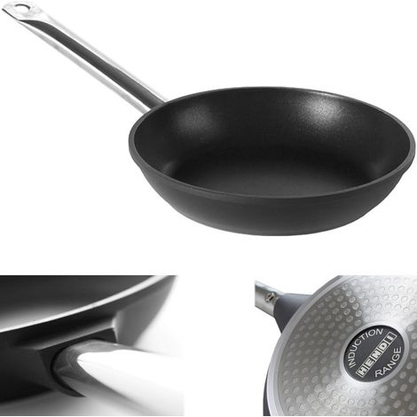 Sartén de inducción Profi Line de aluminio fundido con revestimiento de titanio, diámetro 240 mm - Hendi 629154 (1/5)