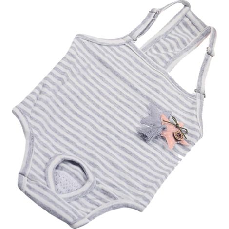 Bretelles pour chiot - Pantalon physiologique - Écharpe de portage pour petits chiens - Culottes pour chatons - Couche pour chat - Lavable - Avec bretelles - Rembourrage menstruel pour couches (1/5)