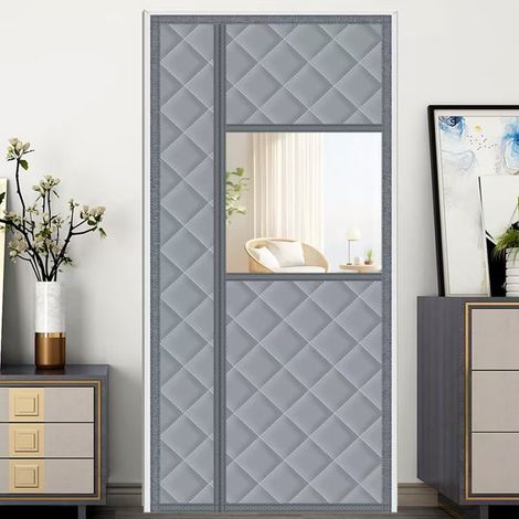 Thermique Porte Magnétique d'entrée 90x210 cm – Adapté aux Animaux, Coupe-Vent, Économique, Protection Contre Le Froid pour Portes de Cave, Balcon et Terrasse (1/2)