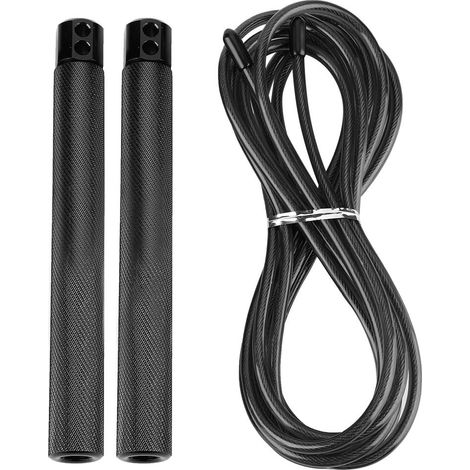Corde À Sauter - Alliage D'Aluminium Et Acier - Rotation 360 Degrés - Pour Entraînement Sportif - 1 Pièce (1/5)