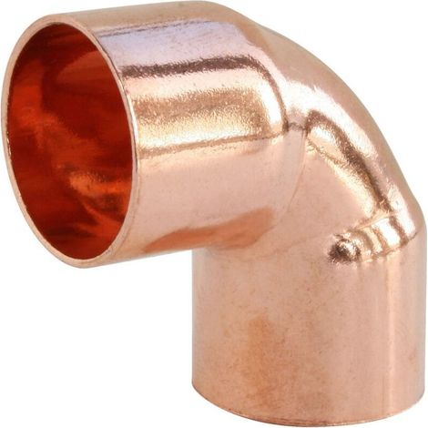 Copper Solder Fitting - 90° Double Female Elbow Small Radius Ø16mm (10PCS) (1/3)