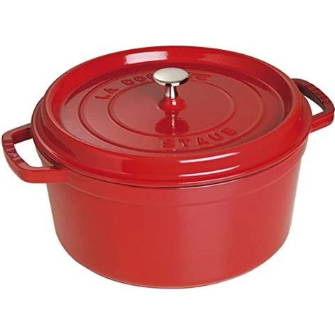 Staub Cocotte Redonda de Hierro Fundido Cerise 30 cm 8,35 L (1/5)