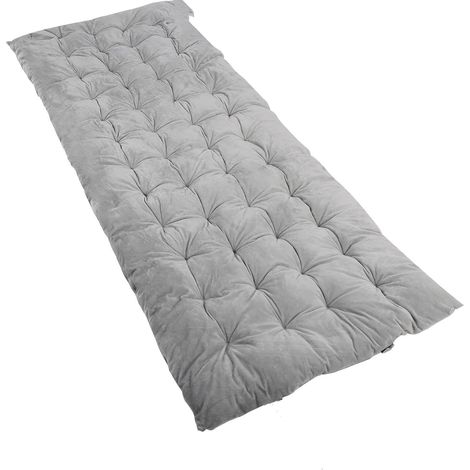 Thick Mattress Topper, Cotton Mattress Topper, 190 x 70 cm, Extra Large, with Waterproof Bottom, Lightweight, Soft and Comfortable, Foldable, for Travel, Hiking (1/5)