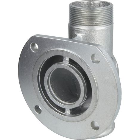 Pièce de jonction compteur de gaz GAT DN 50 avec bouchon de contrôle