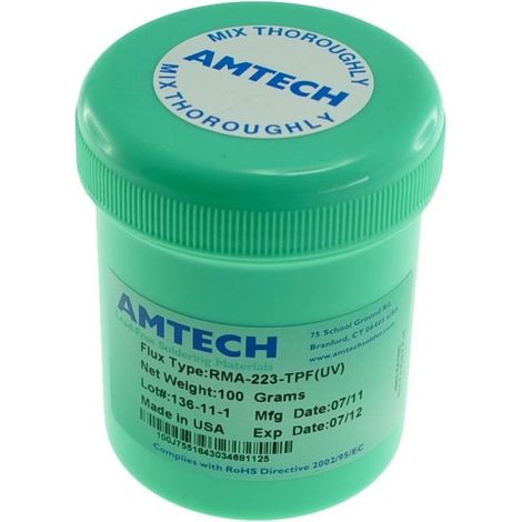 Bote 100CC AMTECH RMA-223-TPF(UV) Solder flux (1/2)
