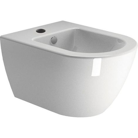 Bidet suspendu PURA 36x50cm, blanc ExtraGlaze (1/5)
