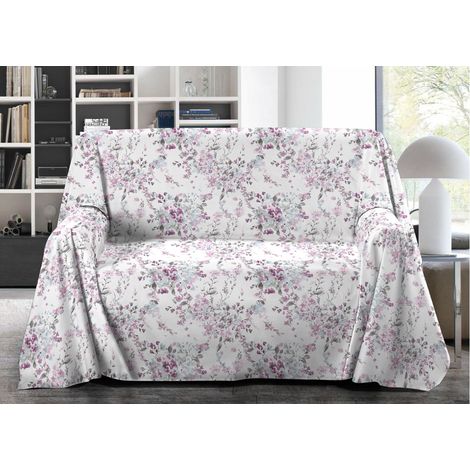 Telo Arredo Granfoulard Copritutto Salvadivano 100% Cotone Disegno Acquarello, misuraSingolocoloreAcquarello (1/5)