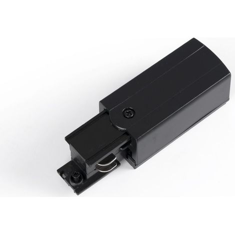 Connecteur d'alimentation de rail triphasé en saillie - GEN2 - Noir
