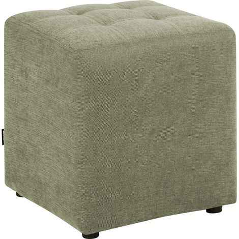 Pouf KANSAS Stoff Grün