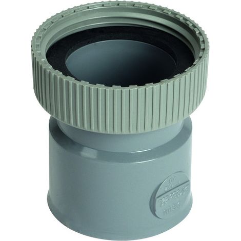 Douille écrou prisonnier PVC femelle-femelle - 40 mm - Filetage : 33 x 42 mm - NICOLL