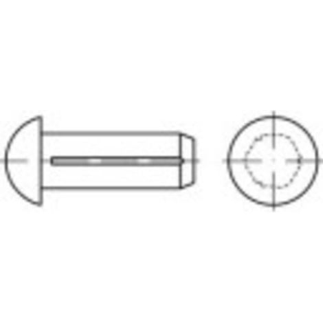 [NEUWERTIG] B-Ware Toolcraft 136537 Halbrundkerbnagel 4 Mm X 8 Mm Stahl Zylinderstifte Kegelstifte