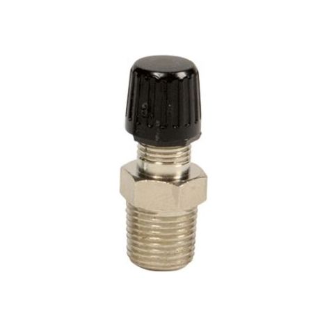 Valve à vissage extérieur pour réservoir à vessie 100-750L – Raccord laiton – Gonflage rapide avec compresseur – Compatible V100VAREM et autres