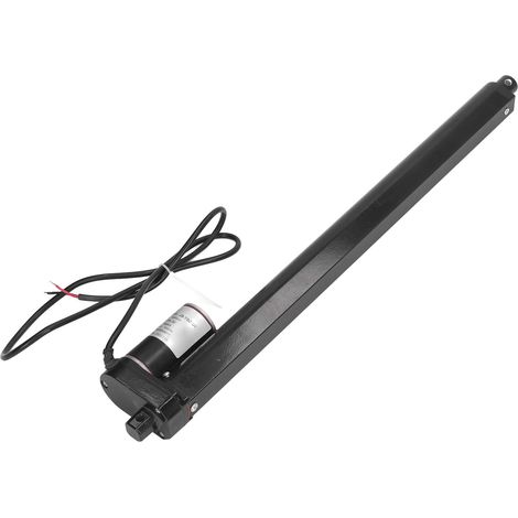Elektrischer Linearantrieb aus Aluminiumlegierung, 400 mm Hub, 1000 N, für Betten und Sofas, schwarz, 12 V DC (nur Antrieb) (1/5)