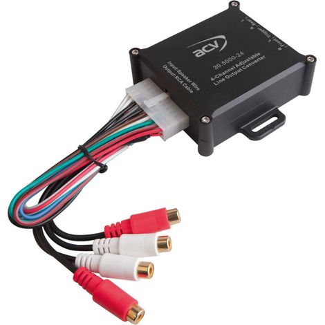 Adaptateur entree Ligne 4 canaux vers RCA