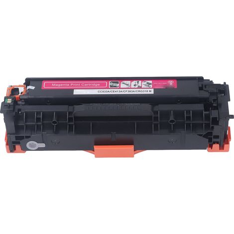 Cartouche toner magenta CC533A 304A de rechange pour imprimante Color LaserJet CM2320 MFP et CP2025 (1/5)