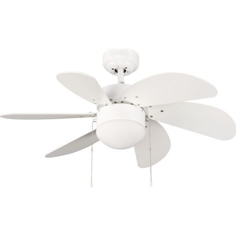 Ventilador de techo con luz Basic Blanco