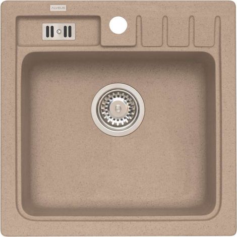 Alveus Niagara - Lavello in granito 47x47 cm, beige 1089483