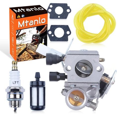 Kit de carburateur pour Stihl Ms171 Ms181 Ms181c Ms211 pour Zama C1q S269, 1139 120 0613, 1139 120 0619, 1139 120 7100, 1139 120 0 00 612, 12. 139 120 0608 Tronçonneuse (1/5)
